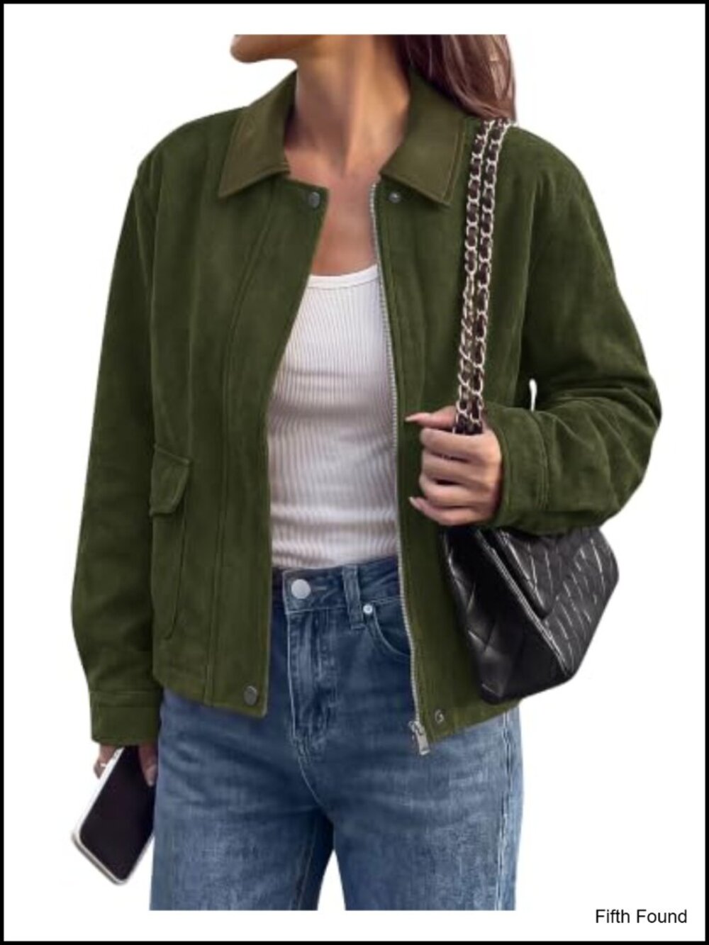 Faux Suede Jacket Moto Biker Leather Lapel Zip Up Fall Winter Coat